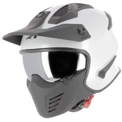 Casco Moto Jet Astone ELEKTRON Bianco Lucido Menotoniera Removibile