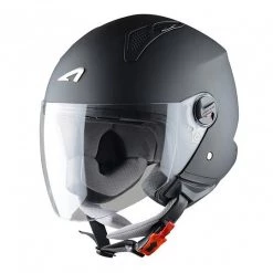 Casco Moto Jet Astone Minijet Nero Opaco
