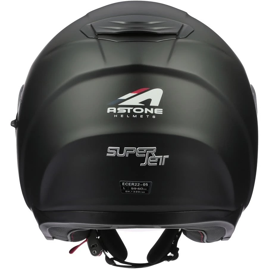 Casco Moto Jet Astone SUPERJET Monocolore Titanio Opaco 6 Casco Moto Jet Astone SUPERJET Monocolore Titanio Opaco - immagine 4