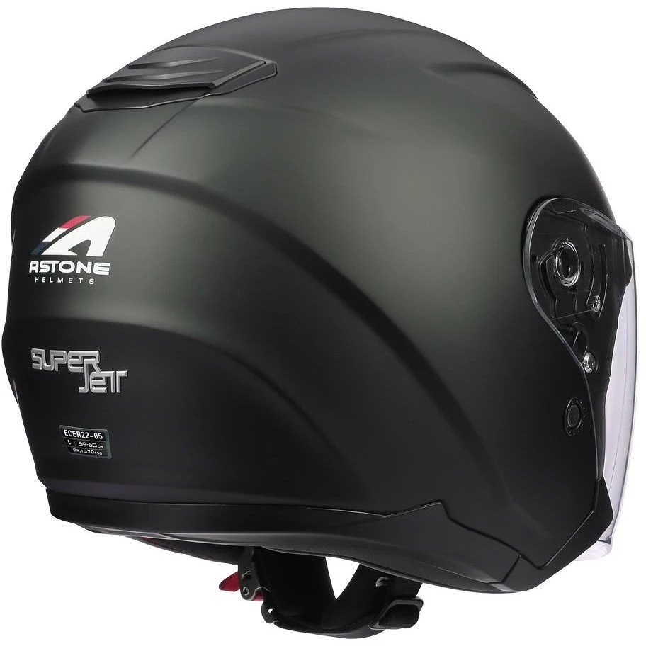 Casco Moto Jet Astone SUPERJET Monocolore Titanio Opaco 7 Casco Moto Jet Astone SUPERJET Monocolore Titanio Opaco - immagine 5