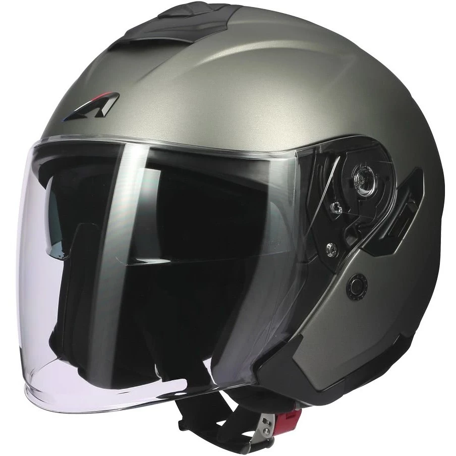 Casco Moto Jet Astone SUPERJET Monocolore Titanio Opaco 8 Casco Moto Jet Astone SUPERJET Monocolore Titanio Opaco - immagine 6