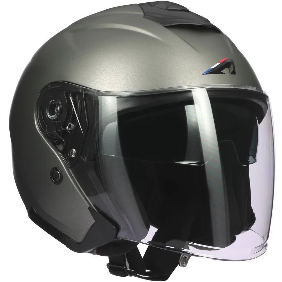 Casco Moto Jet Astone SUPERJET Monocolore Titanio Opaco 14 Casco Moto Jet Astone SUPERJET Monocolore Titanio Opaco - immagine 12