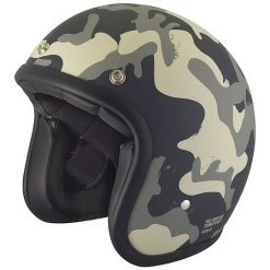 Casco Moto Jet Custom Stormer PEARL Camo