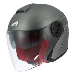 Casco Moto Jet Doppia Visiera Astone DJ 10 Titanium