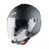 Casco Moto Jet Doppia Visiera Astone MiniJet S Nero Opaco