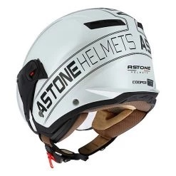 Offerte Astone Negozio -Offerte Astone Negozio casco moto jet doppia visiera astone minijet sport cooper bianco nero 33662