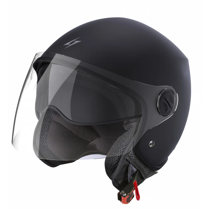 Casco Moto Jet Doppia Visiera Stormer Ace Nero Opaco 3 Casco Moto Jet Doppia Visiera Stormer Ace Nero Opaco