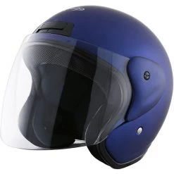 Casco Moto Jet Stormer SUN Blu Opaco