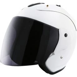 Casco Moto Jet Stormer SUN EVO Bianco