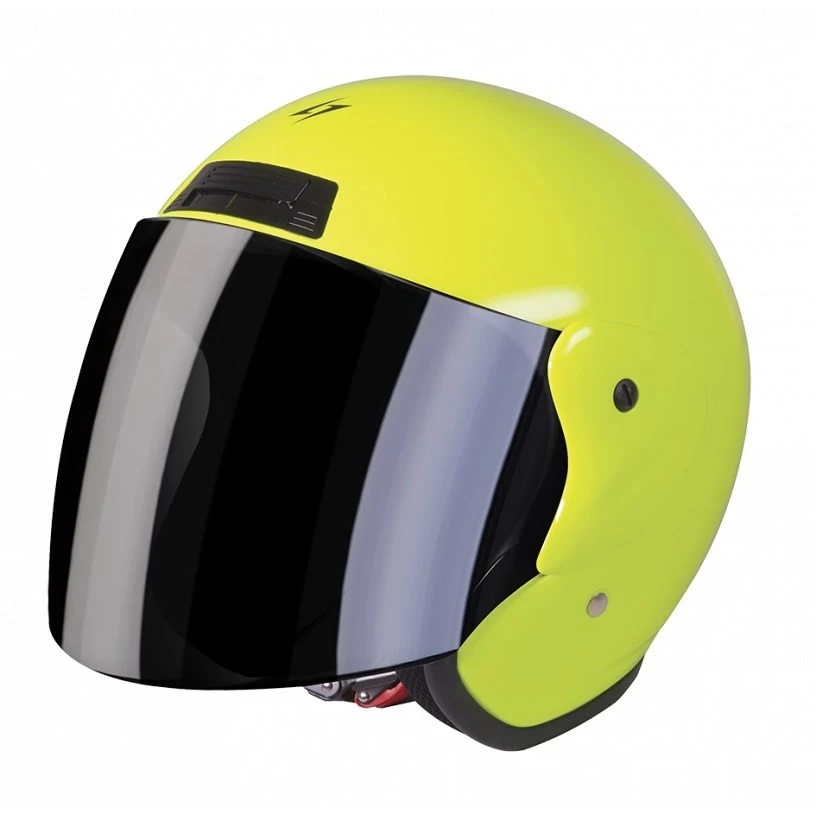 Casco Moto Jet Stormer SUN EVO Giallo Fluo 3 Casco Moto Jet Stormer SUN EVO Giallo Fluo