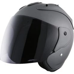 Casco Moto Jet Stormer SUN EVO Grigio Opaco