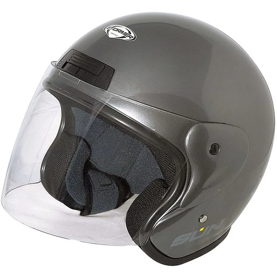 Casco Moto Jet Stormer SUN Grigio 3 Casco Moto Jet Stormer SUN Grigio
