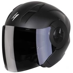 Casco Moto Jet Stormer Trend Doppia Visiera Nero Opaco