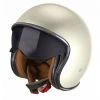 Casco Moto Jet Vintage Stormer SPIRIT Con Visierino Interno Bianco