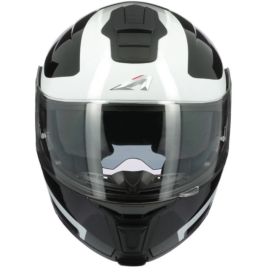 Casco Moto Modulare Astone RT 1200 Evo ASTAR Bianco Nero Lucido 11 Casco Moto Modulare Astone RT 1200 Evo ASTAR Bianco Nero Lucido - immagine 9
