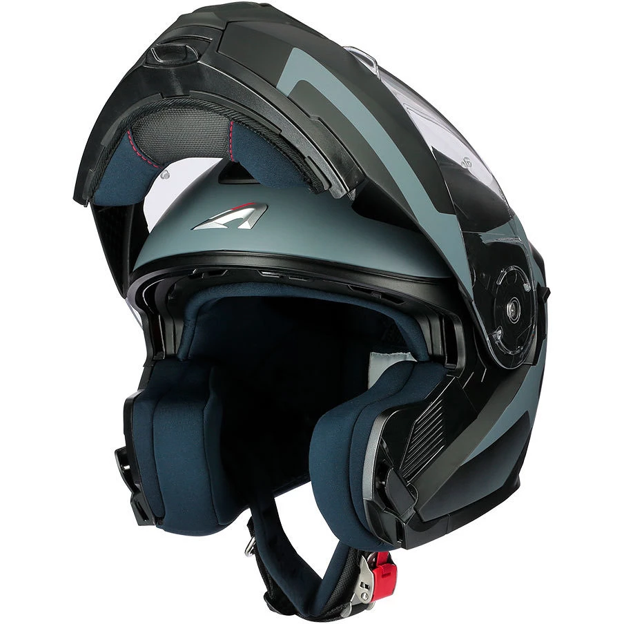 Casco Moto Modulare Astone RT 1200 Evo ASTAR Grigio Scuro Opaco 3 Casco Moto Modulare Astone RT 1200 Evo ASTAR Grigio Scuro Opaco