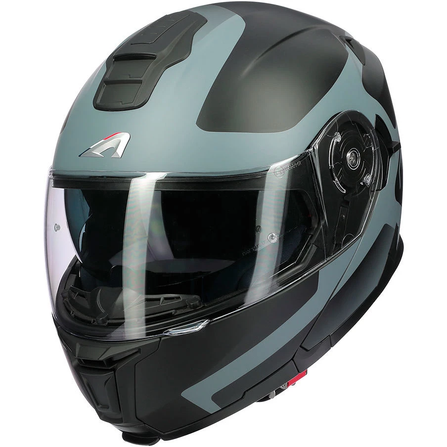 Casco Moto Modulare Astone RT 1200 Evo ASTAR Grigio Scuro Opaco 4 Casco Moto Modulare Astone RT 1200 Evo ASTAR Grigio Scuro Opaco - immagine 2