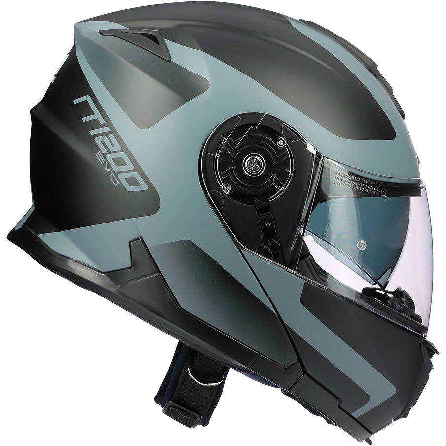 Casco Moto Modulare Astone RT 1200 Evo ASTAR Grigio Scuro Opaco 9 Casco Moto Modulare Astone RT 1200 Evo ASTAR Grigio Scuro Opaco - immagine 7