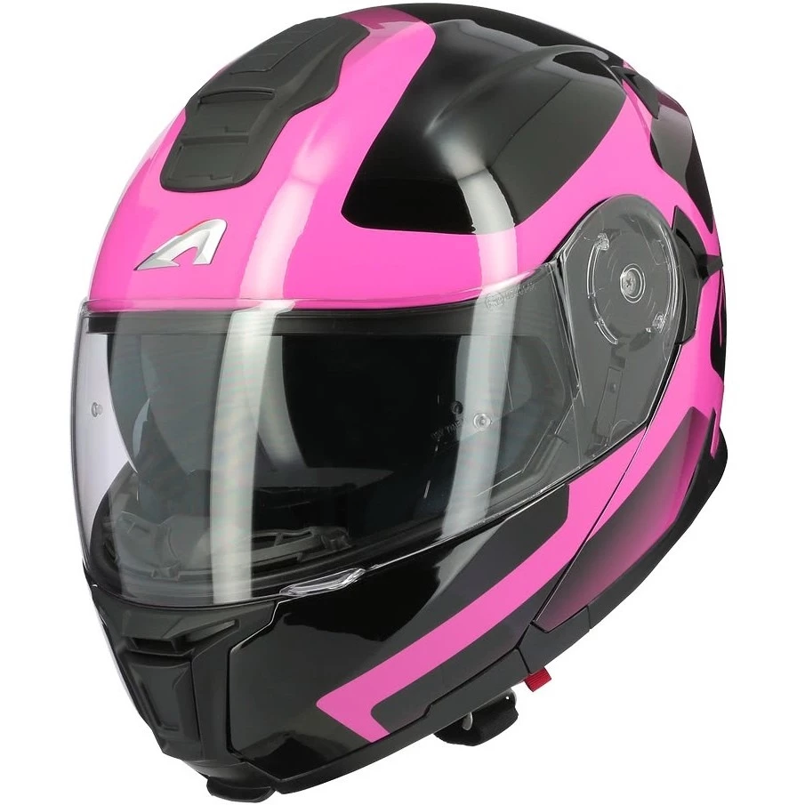 Casco Moto Modulare Astone RT 1200 Evo ASTAR Rosa Lucido 4 Casco Moto Modulare Astone RT 1200 Evo ASTAR Rosa Lucido - immagine 2