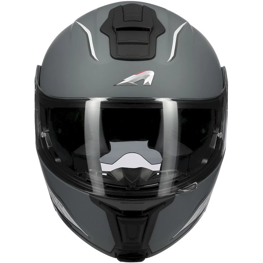 Casco Moto Modulare Astone RT 1200 Evo DARK SIDE Grigio Scuro Bianco Opaco 4 Casco Moto Modulare Astone RT 1200 Evo DARK SIDE Grigio Scuro Bianco Opaco - immagine 2