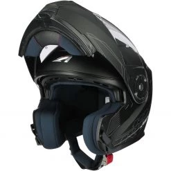 Casco Moto Modulare Astone RT 1200 Evo Monocolore Nero Opaco
