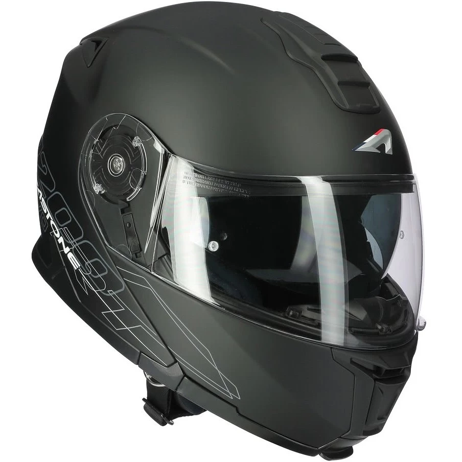 Casco Moto Modulare Astone RT 1200 Evo Monocolore Nero Opaco 9 Casco Moto Modulare Astone RT 1200 Evo Monocolore Nero Opaco - immagine 7