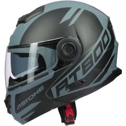 Casco Moto Modulare Astone RT800 ALIAS Grigio Scuro Nero Opaco -Offerte Astone Negozio casco moto modulare astone rt800 alias grigio scuro nero opaco 112841