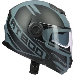 Casco Moto Modulare Astone RT800 ALIAS Grigio Scuro Nero Opaco -Offerte Astone Negozio casco moto modulare astone rt800 alias grigio scuro nero opaco 112845
