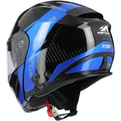 Casco Moto Modulare Doppia Omolgazione Astone RT1300 F ONE Nero Cromato Blu -Offerte Astone Negozio casco moto modulare doppia omolgazione astone rt1300 f one nero cromato blu 113125