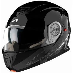 Casco Moto Modulare Doppia Omologazione Astone RT 1200 Nero Lucido