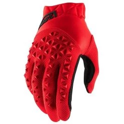 Guanti Moto Cross Enduro 100% AIRMATIC Rosso Nero