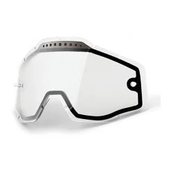 Lente Chiara Dual Ventilata Originale Per Occhiali 100% Racecraft Accuri E Strata