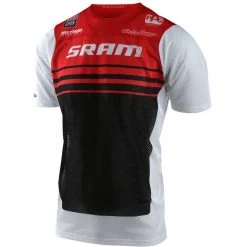 Maglia Bici MTB Troy Lee Designs Skyline Air SS Formula Sram Rosso Bianco