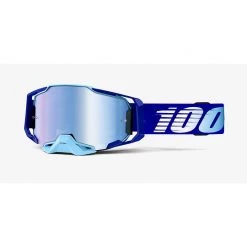 Occhiali Moto Cross Enduro 100% ARMEGA Royal Lente A Specchio Blu