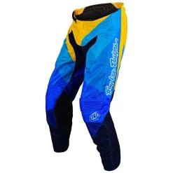 Pantaloni Moto Cross Enduro Troy Lee Designs GP AIR JET Giallo Blu
