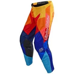 Pantaloni Moto Cross Enduro Troy Lee Designs GP AIR JET TEAM Navy Arancio