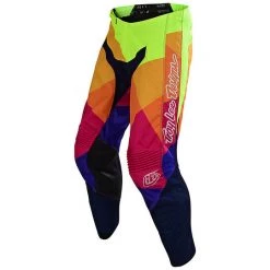 Pantaloni Moto Cross Enduro Troy Lee Designs GP JET Rosso Giallo